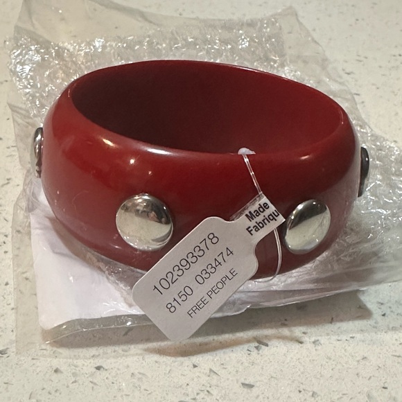 NWT / Free People / Deep Red Bangle / NEW - Picture 6 of 16